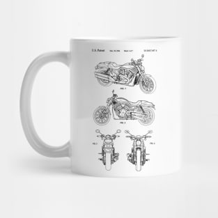 Motorcycle Designs Patent Print 2006 Mug